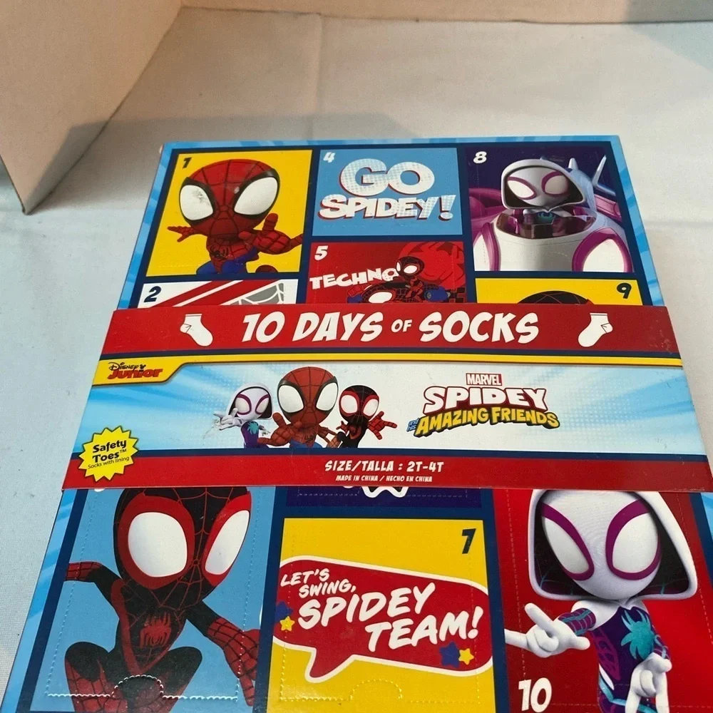 Disney Junior 10 Days of Socks 2T-4T (GU)